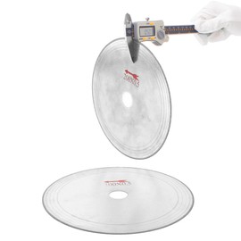 JINGLING 8" inch 200mm Diamond Lapidary Saw Blades Super-Thin Rim .026" Cutting Disc Tools for Stone Pack of 2Pcs