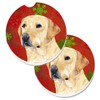 Caroline's Treasures SC9416CARC Labrador Red and Green Snowflakes Holiday Christmas