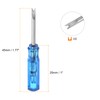 HARFINGTON 2Pcs Mini V-shape Screwdriver V2 Magnetic V Head 45mm