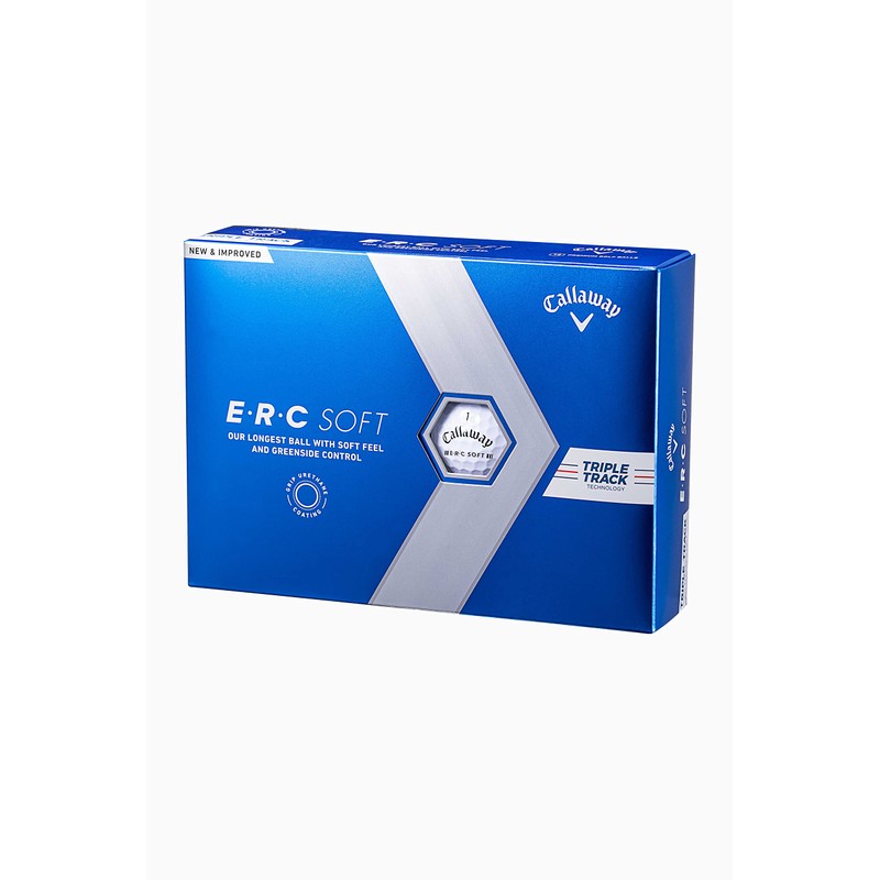 Callaway ERC SOFT 23 TRPL TRK Golf Balls, 1 Dozen