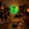 Gdbkabf - Letrero de neón con calaveras de tacos, para