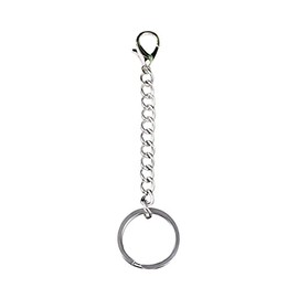 GADIEMKENSD 10cm Long Heavy Duty Pocket Key Ring, Credit Card Wallet Key Chain with Lobster Clasp Keyfob for Men and Women 1PC