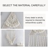 AIMALL Handmade Macrame Wall Hanging, Boho Triangle Dreamcatcher Tapestry, Cotton