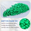 EHUCONELDEX Tracheostomy Cleaning Brushes Trache-Tube Cleaning Swab for Tracheostomy Supplies-100PCS