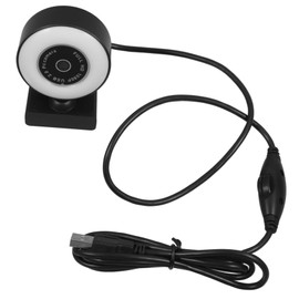 Operitacx Web Camera Ring Light Usb Webcam Brightness for Video Conferencing Live Streaming and Online Courses High Definition Meeting Camera Lens