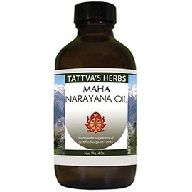 Tattva's Herbs Maha Vishgarbha Oil, Ayurvedic Massage Oil for Massage Therapy, Muscle and Joint Support Essential Oil, 8 fl oz Glass Bottle, 25 Years of Premium Service