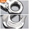 Alele Grab Hooks,1T Crane Scale,Slip Hooks,Stainless Steel Lifting Hook Rigging