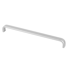 Gedotec VINO Modern Furniture Handle Aluminium Bow Handles Silver Bar Handles with Drilling Distance 320 mm Design Bow Handle Aluminium Anodised 1 Piece Cabinet Handle Aluminium with Screws