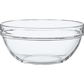 Luminarc E8860 Aufsteckbare Salatschüssel aus Glas, stapelbar, Ø 10cm, klar (1 Stück)