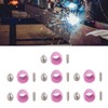 21Pcs/Set Plasma Cutter Torch Consumables Electrode Nozzle Cups Kit for