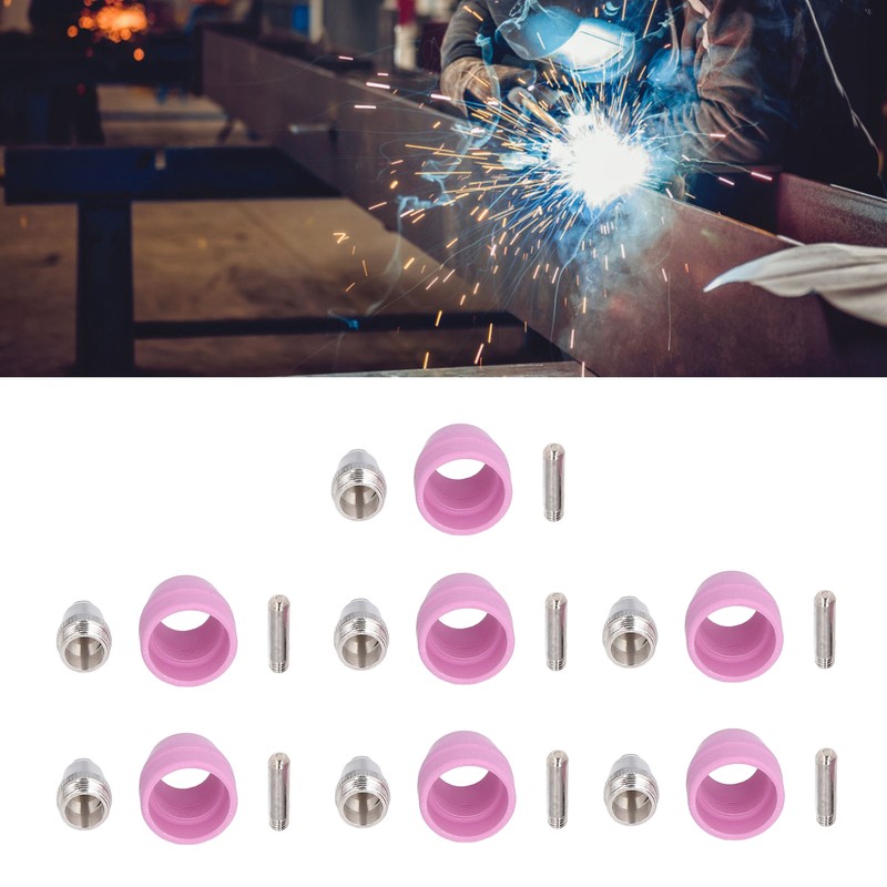 21Pcs/Set Plasma Cutter Torch Consumables Electrode Nozzle Cups Kit for