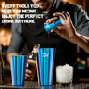 IOV Boston Cocktail Shaker Bar Set, Bartender Kit Drink Mixer