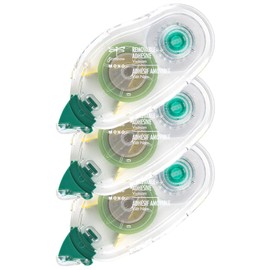 Tombow 62209 Refill for Removable Adhesive Applicator, .33-Inch x 472-Inch, 3/Pack