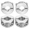 sourcing map 4 Pcs Double Split Shaft Collar 8mm Bore,