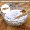 2 PCS Wooden Scoops,140mm Wood Bath Salt Scoops,Large Wooden Flour