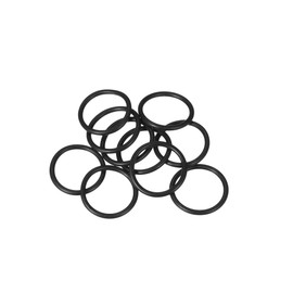 sourcing map Metric Nitrile Rubber O-Rings Seal Rubber 27 mm Outer Diameter 22 mm Inner Diameter 2.5 mm Width Pack of 10