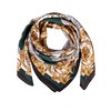 BRMM MIA Women's Scarf, 35.4 inches (90 cm), Square, Silk-like,