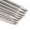22Pcs Knitting Needles Stainless Steel Straight Single Pointed HandMade Wool