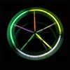 KNIXS Set of 10 Glow Stick Discs, Floating Lids, Discus