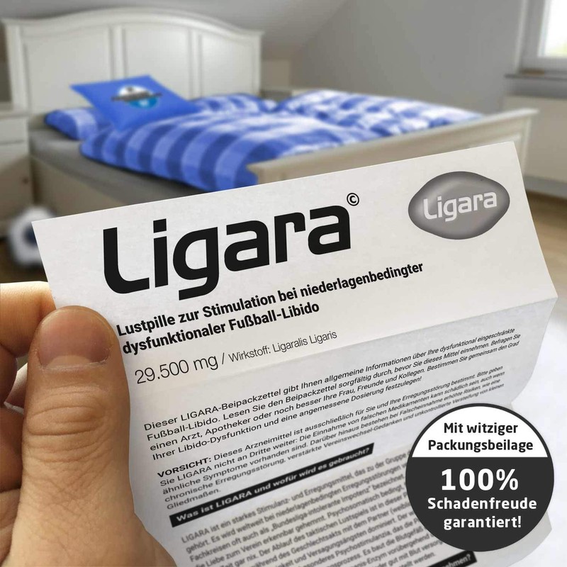 Ligara® for SC Paderborn Fan Item Gift Birthday Fans (1x