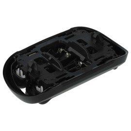 vhbw Shaver Head (1x shaving foil, 1x razor blade) compatible with Braun 50-R1200s, 50-R1300s, 50-W1000s Razor, Shaver, Trimmer Black Silver