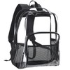 BORMELUN Clear Backpack Transparent Bookbag See-Through Stadium Concert approved Men