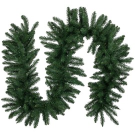 Northlight Unlit Buffalo Fir Artificial Christmas Garland, 9' x 16", Green
