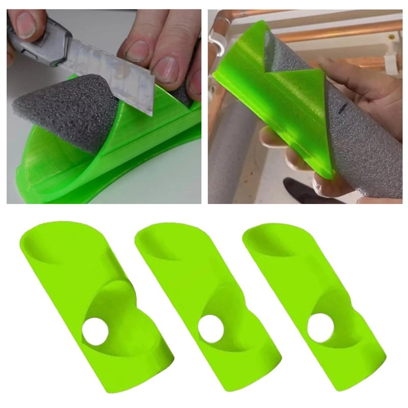 3Pcs Foam Pipe Insulation Cutter Guides Foam Tube Insulation Cutting