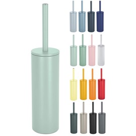 Spirella Bath Brush with Stainless Steel Akira, Metal, Green Matt, 40 x 9.5 x 9.5 cm