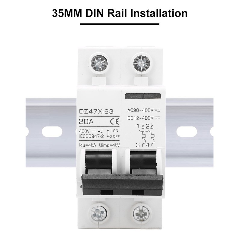 Circuit Breaker Overload Protection Fast Tripping PV Circuit Breaker AC