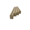Poplar U-Channel framing Stock. Great for Stained Glass Work, Four-36