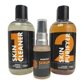 Regrowe - Skincare Kit - Jabon - Exfoliante - Serum                                                                                                   