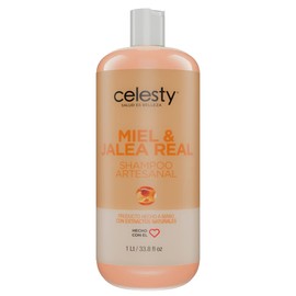 Celesty Shampoo Artesanal de Miel Organica Jalea Real 1lt