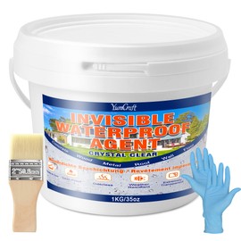 Waterproof Adhesive 35oz, Transparent Waterproof Sealant Coating, Anti-Leaking Sealants Agent - Sealant Repair Leak Agent for Roofs, Bathroom, Walls, Kitchen, Garden, Indoor & Outdoor