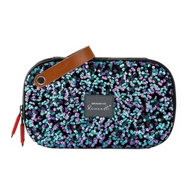 RemeeHi Hair Lace Wig Travel Bag Storage Case,Hair Wig Hair Tools Hairdressing Bag, Hair Stylist Cosmetic Organizer with Accessory Pockets Small G112