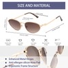 VIVIENFANG Brown Sunglasses for Women/Men, Designer Inspired Gold Metal Frame/Brown