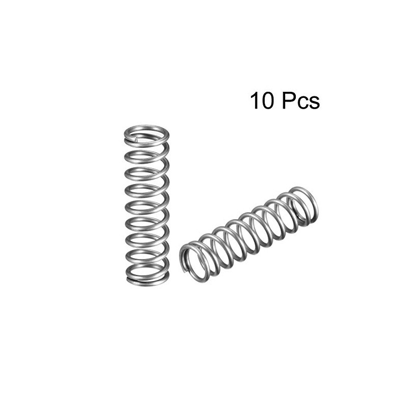 sourcing map Wire Diameter 0.06", OD 0.51", Free Length 1.77"