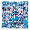 50 pegatinas de puntadas, vinilo reutilizable de dibujos animados de