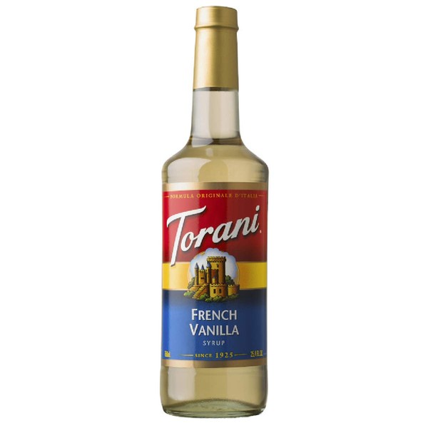 Torani French Vanilla Syrup, 25-Ounce Bottles (Pack of 6)
