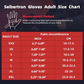 Seibertron S.O.L.A.G-T Gloves 3 Fingers Free 2 Finger Tactical Sports Waterproof Touchscreen Shock Protection for Hiking Black S