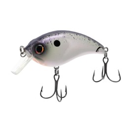Bill Lewis ATV Squarebill Crankbait Fishing Lifelike Freshwater & Saltwater Lure 1.5 with Mustad Triple Grip Hooks, Purple NURPLE