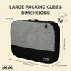 Large Packing Cubes for Suitcases - 5 Pcs set of