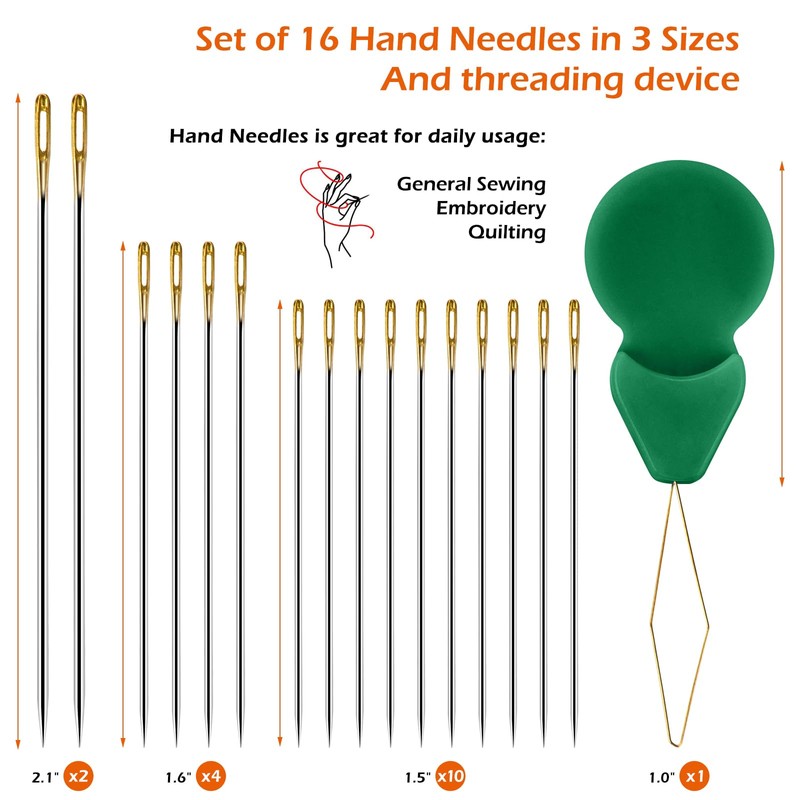 12 Color Sewing Thread, 350 Yards Per Thread Spools, Prewound