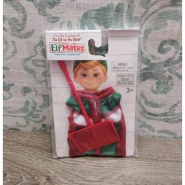 Elf Mates Christmas Elf on the Shelf Mates Vest & Red Snow Shovel for Cobbler Elf NEW