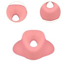 MagiDeal Salon Massage Pillow Face Cradle Breathable Face Rest Pillow with Zipper Easy to Clean Face Down Pillow Home Massage Headrest, Pink