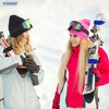12 Pcs Ski Straps Fastener, Ski Wraps Ties with Protector