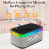 Digital Alarm Clock with 15W Fast Wireless Charger, Alarm Clock