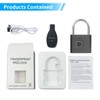 KENRONE Fingerprint Padlock with Emergency Key, IP66 Waterproof and Rustproof,