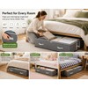 1pc/2pcs/3pcs Dustproof Under Bed Storage Box with Reinforced Handles for