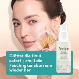 Aveeno CALM+RESTORE 3-faches Hafer Serum parfümfreies Gesichtsserum mit 3-fachem Haferkomplex für normale & empfindliche Haut